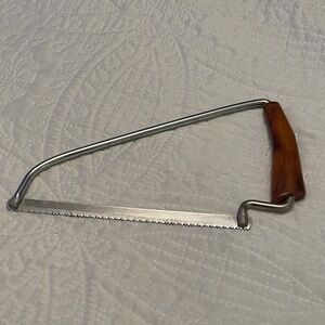 Vintage Hand Held Kitchen Meat Saw with Bakelite Handle in Great Condition